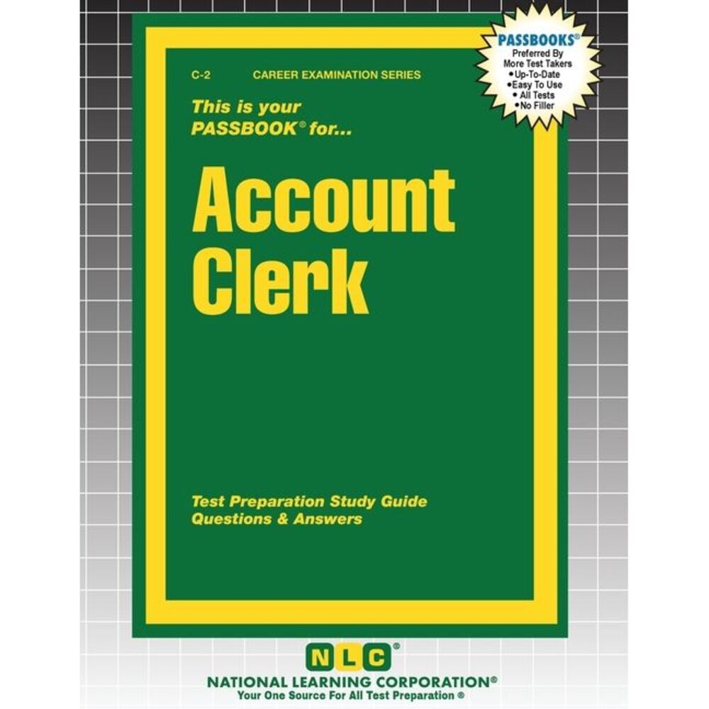 Account Clerk -- Passbooks